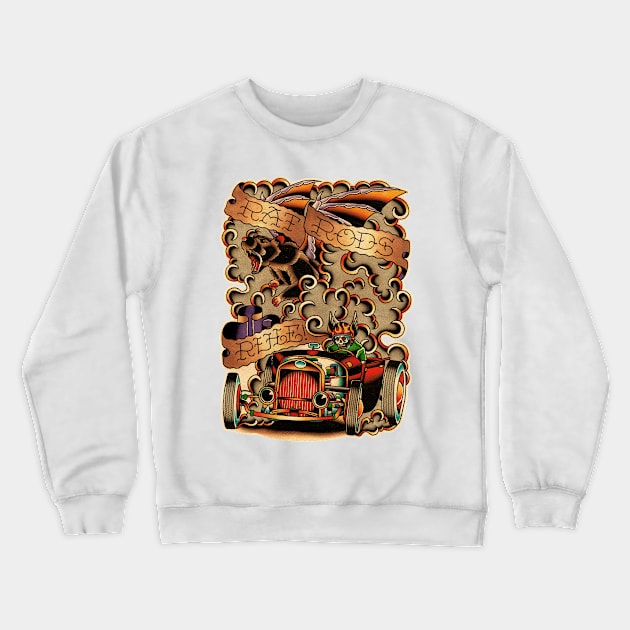 Hot Rod Crewneck Sweatshirt by Don Chuck Carvalho